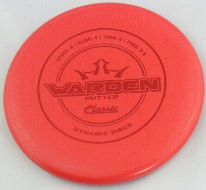 NEW Classic Hard Warden 173g Putter Red Dynamic Discs Golf Disc at Celestial