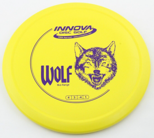 NEW DX Wolf 165g Yellow Mid-Range Innova Disc Golf at Celestial Discs