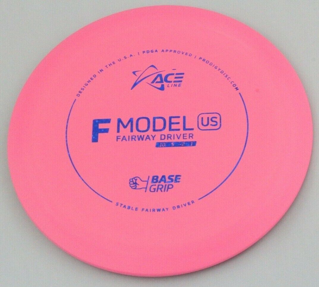 NEW BaseGrip F Model US 175g Pink Driver Prodigy Discs Golf Disc Celestial