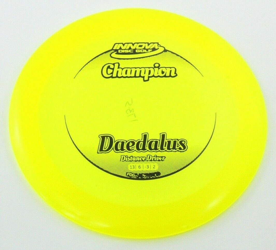NEW Champion Daedalus 173-5g Yellow Driver Innova Golf Discs at Celestial