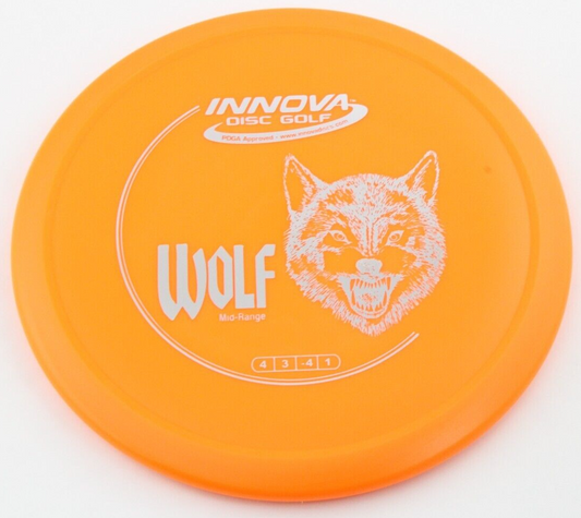 NEW DX Wolf 172g Orange Mid-Range Innova Disc Golf at Celestial Discs