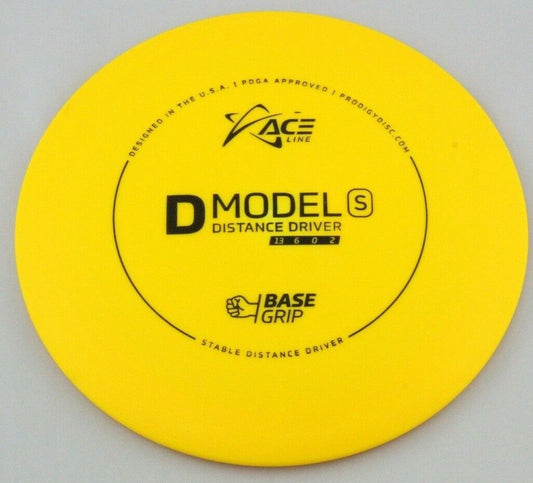 NEW BaseGrip D Model S 145g Yellow Driver Prodigy Disc Golf at Celestial