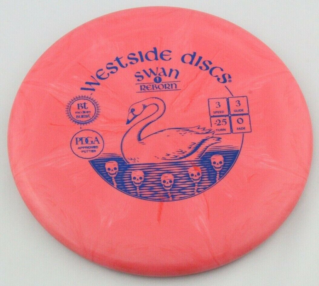NEW Bt Medium Burst Swan 1 Reborn 173g Putter Westside Golf Discs at Celestial
