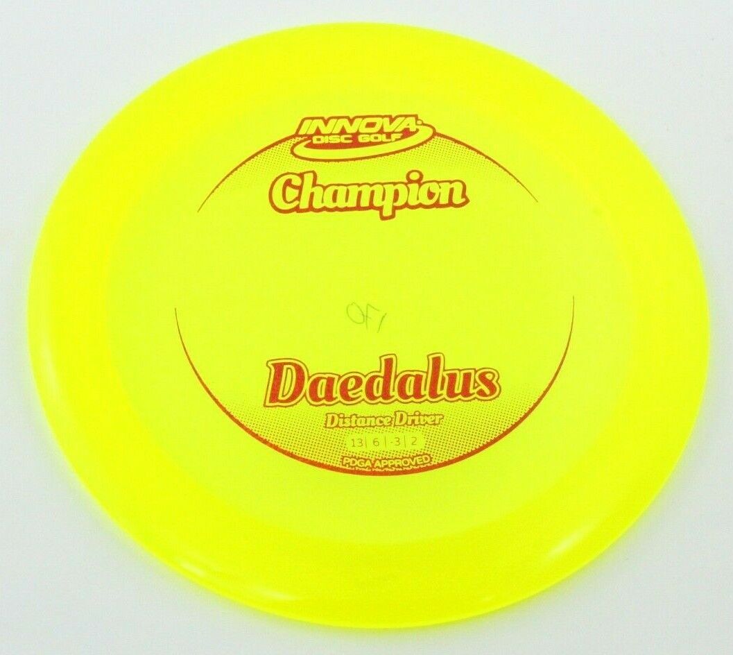 NEW Champion Daedalus 170g Yellow Driver Innova Golf Discs at Celestial