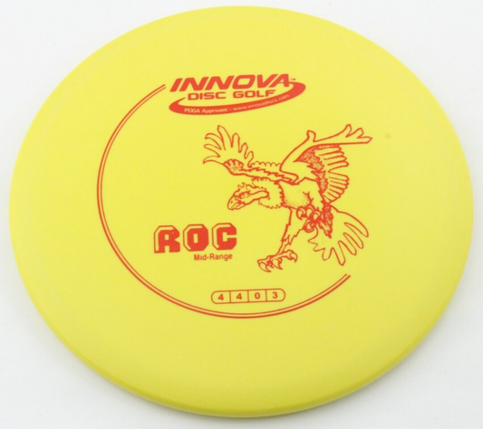 NEW DX Roc 180g Yellow Mid-Range Innova Disc Golf at Celestial Discs