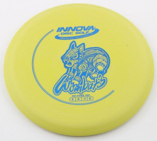 NEW DX Wombat3 180g Yellow Mid-Range Innova Disc Golf at Celestial Discs