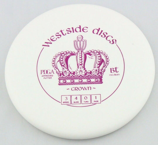 NEW Bt Medium Crown 172g White Putter Westside Disc Golf at Celestial