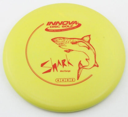 NEW DX Shark 170g Yellow Mid-Range Innova Disc Golf at Celestial Discs