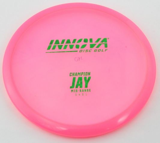 NEW Champion Jay 180g Pink Mid-Range Innova Disc Golf at Celestial Discs