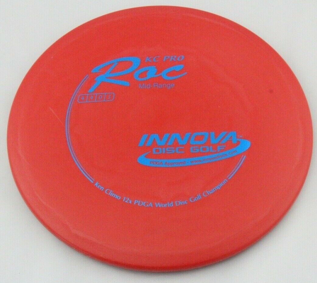 NEW Kc Pro Roc 175g Red Mid-Range Innova Disc Golf at Celestial Discs