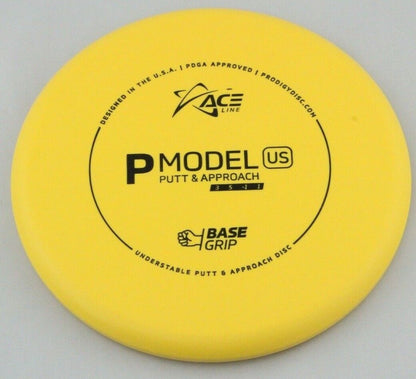 NEW BaseGrip P Model US 145g Yellow Putter Prodigy Discs Golf Disc Celestial