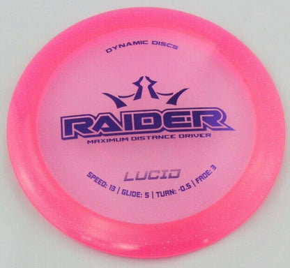 NEW Lucid Raider 174g Pink MF Misprint Driver Dynamic Golf Discs at Celestial