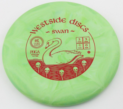 NEW Bt Medium Burst Swan 2 175g Putter Westside Golf Discs at Celestial