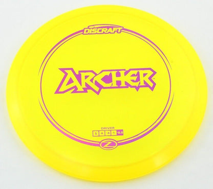 NEW Z Archer 175-176g Yellow Driver Discraft Discs Disc Golf at Celestial