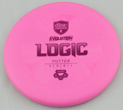 NEW Evolution Exo Hard Logic 173g Pink Putter Discmania Disc Golf at Celestial