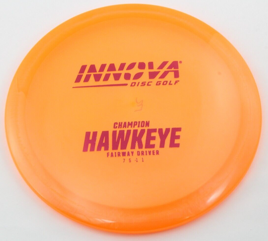 NEW Champion Hawkeye 172g Orange Driver Innova Golf Discs at Celestial