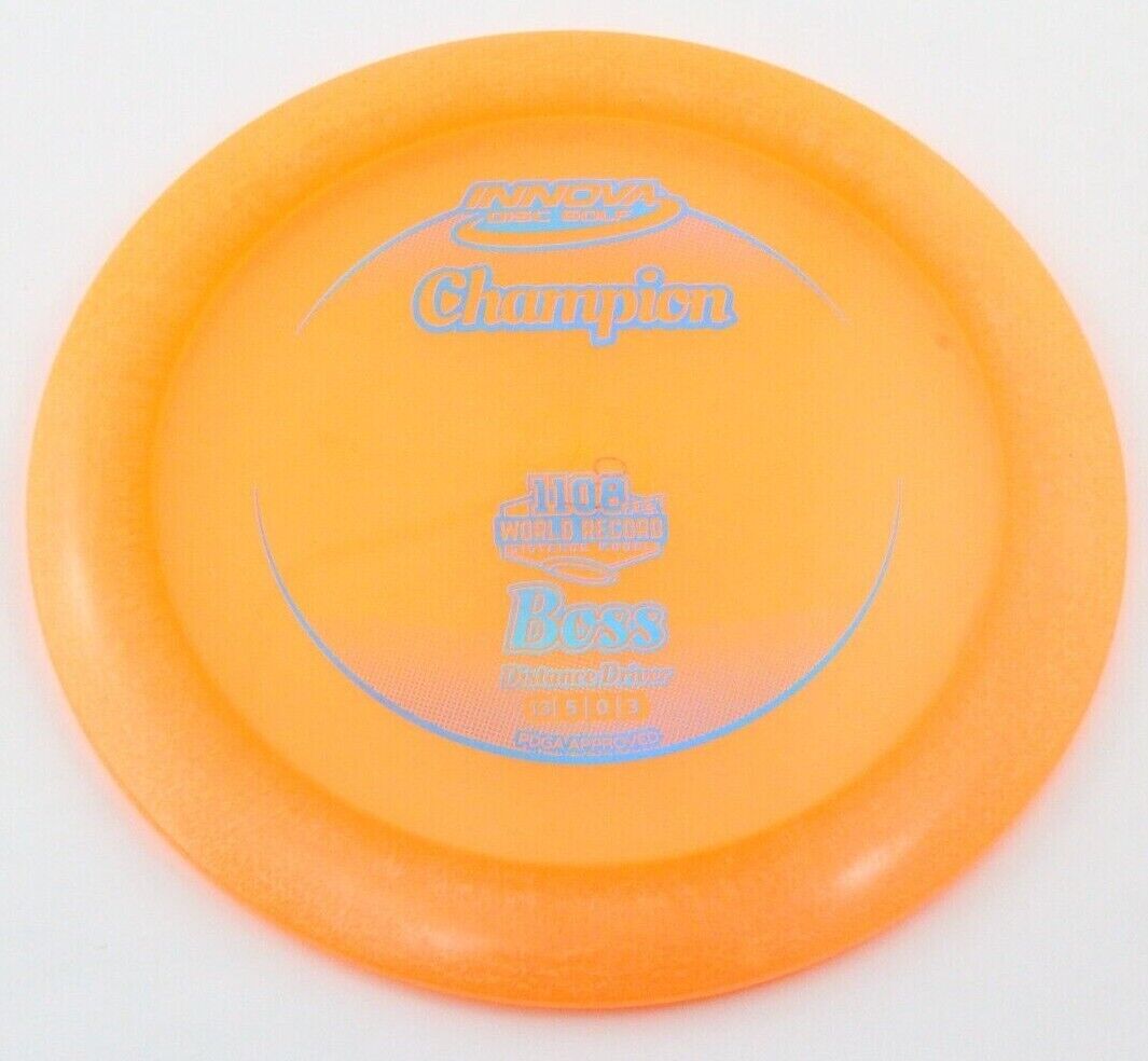 NEW Champion Boss 170g Orange Driver Innova Disc Golf at Celestial Discs