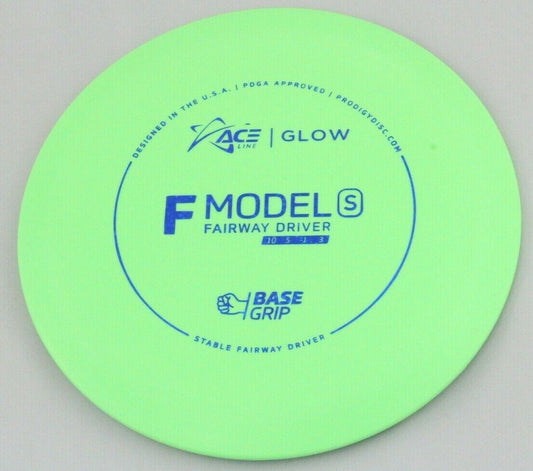 NEW BaseGrip Glow F Model S 175g Green Driver Prodigy Discs Golf Disc Celestial