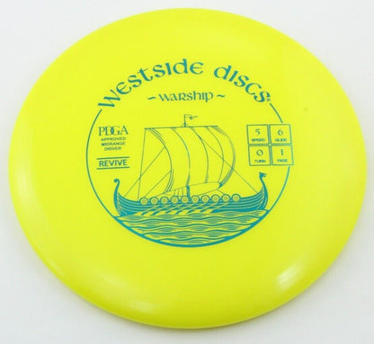 NEW Revive Warship 177g Yellow Mid-Range Westside Disc Golf at Celestial